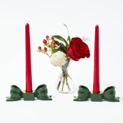 Candle Holders<Mrs. Alice Green Ceramic Bow Candleholder (Pair)