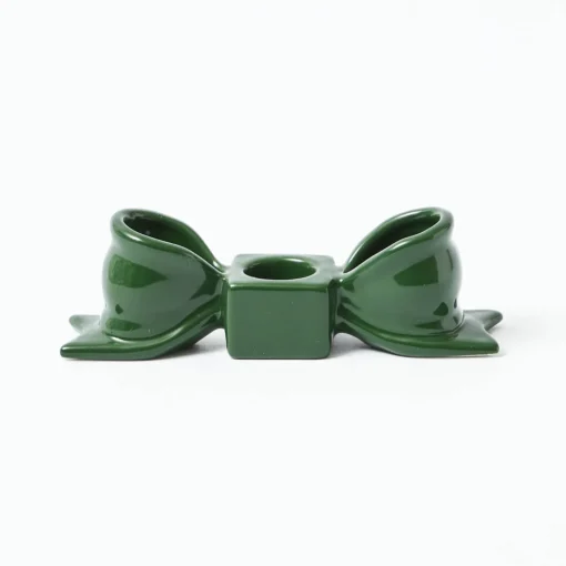 Candle Holders<Mrs. Alice Green Ceramic Bow Candleholder (Pair)