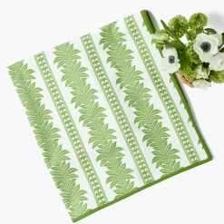 Tablecloths<Mrs. Alice Green Fern Stripe Tablecloth