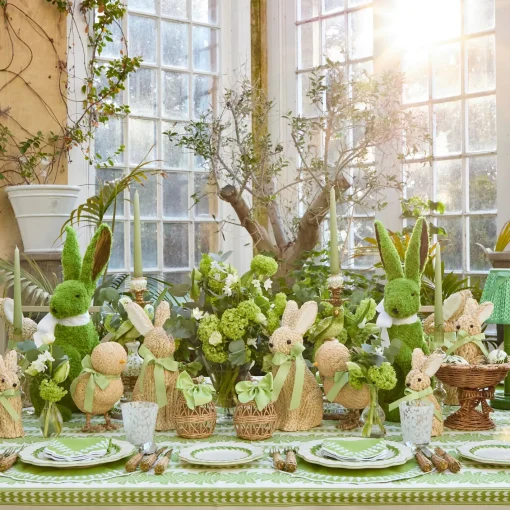Tablecloths<Mrs. Alice Green Fern Stripe Tablecloth