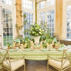 Tablecloths<Mrs. Alice Green Fern Stripe Tablecloth