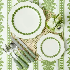 Tablecloths<Mrs. Alice Green Fern Stripe Tablecloth