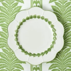 Tablecloths<Mrs. Alice Green Fern Stripe Tablecloth