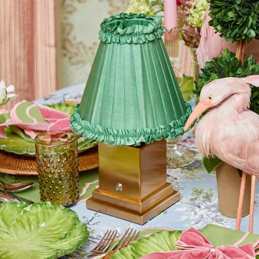 Lampshades<Mrs. Alice Green Frilled Silk Lampshade (18cm)
