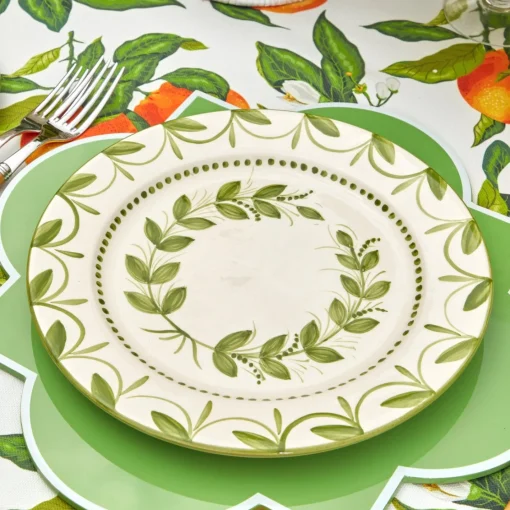 Dinner Plates | Crockery Sets<Mrs. Alice Green Garland Dinner Plates (Set of 4)