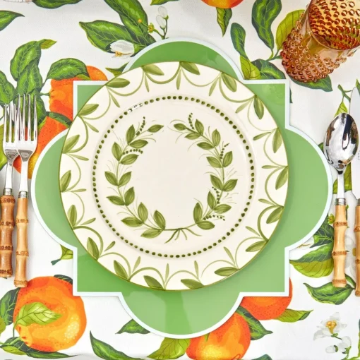 Dinner Plates | Crockery Sets<Mrs. Alice Green Garland Dinner Plates (Set of 4)