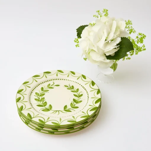 Dinner Plates | Crockery Sets<Mrs. Alice Green Garland Dinner Plates (Set of 4)
