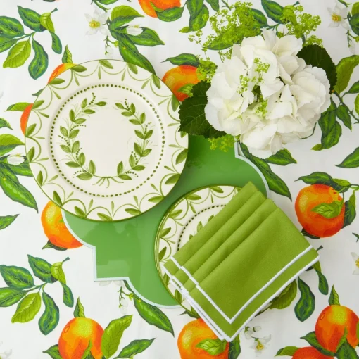 Dinner Plates | Crockery Sets<Mrs. Alice Green Garland Dinner Plates (Set of 4)