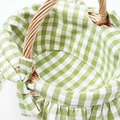 Spring Decorations<Mrs. Alice Green Gingham Basket