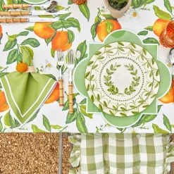 Cushions<Mrs. Alice Green Gingham Ruffle Seat Pad Cushion