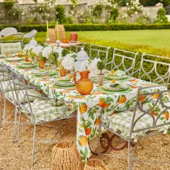 Cushions<Mrs. Alice Green Gingham Ruffle Seat Pad Cushion