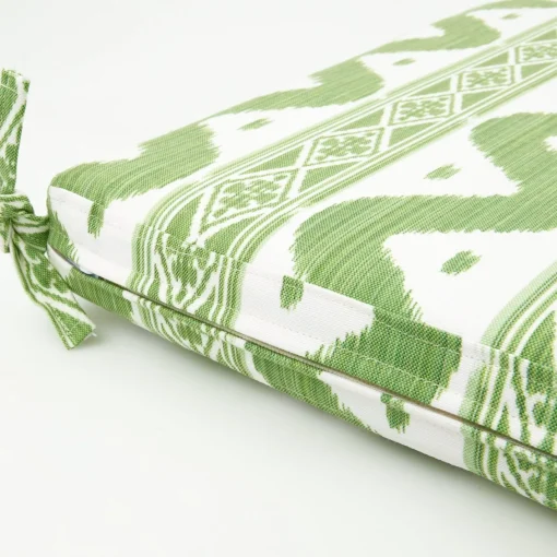 Cushions<Mrs. Alice Green Ikat Seat Pad Cushion