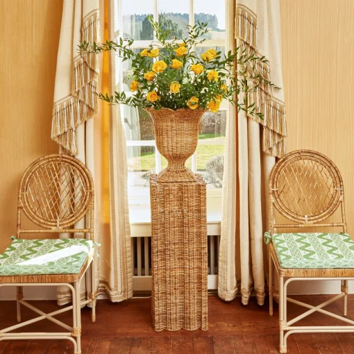 Cushions<Mrs. Alice Green Ikat Seat Pad Cushion