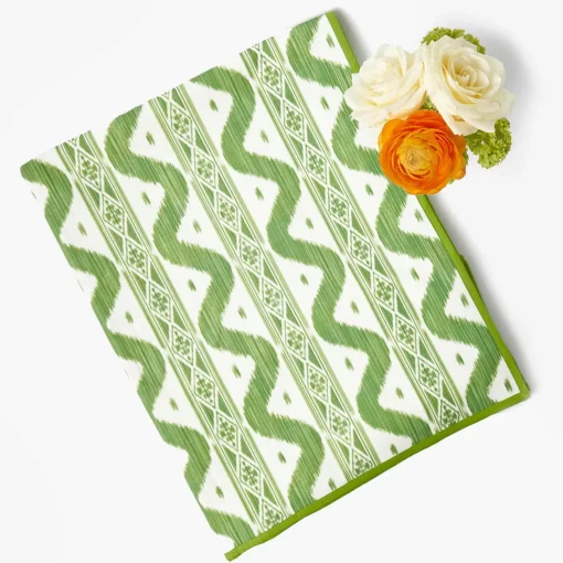 Summer Table Linen | Tablecloths<Mrs. Alice Green Ikat Tablecloth