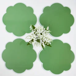 Placemats<Mrs. Alice Green Lacquer Placemats (Set of 4)