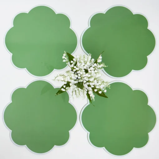 Placemats<Mrs. Alice Green Lacquer Placemats (Set of 4)