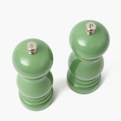 Summer Crockery | Crockery Sets<Mrs. Alice Green Lacquer Salt & Pepper Set
