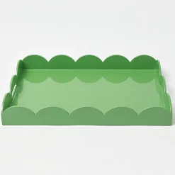 Trays | For Her<Mrs. Alice Green Lacquer Scalloped Tray