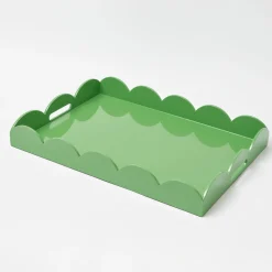 Trays | For Her<Mrs. Alice Green Lacquer Scalloped Tray