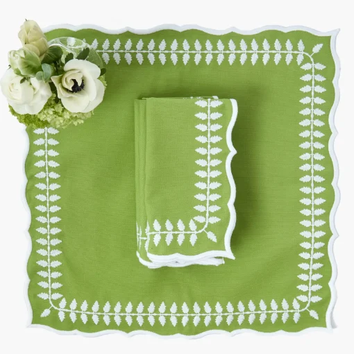 Napkins<Mrs. Alice Green Laurel Napkins (Set of 4)