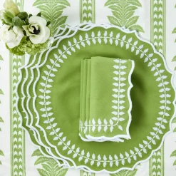 Napkins<Mrs. Alice Green Laurel Napkins (Set of 4)