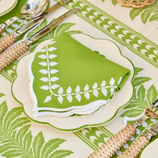 Napkins<Mrs. Alice Green Laurel Napkins (Set of 4)
