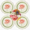 Summer Crockery | Dinner Plates<Mrs. Alice Green Laurel Tulip Dinner Plates (Set of 4)