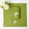 Summer Table Linen | Napkins<Mrs. Alice Green Linen Palm Tree Napkins (Set of 4)