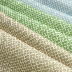 Serena Fresson Fabrics<Mrs. Alice Green Lotus Flower Fabric