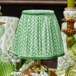 Lampshades<Mrs. Alice Green Lotus Lampshade (18cm)