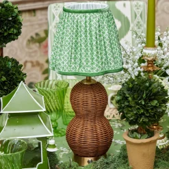 Lampshades<Mrs. Alice Green Lotus Lampshade (18cm)