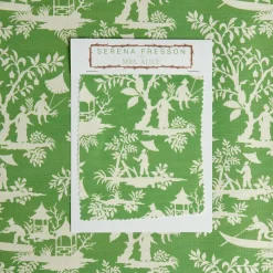 Serena Fresson Fabrics<Mrs. Alice Green Pagoda Garden Fabric
