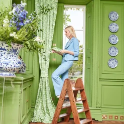 Serena Fresson Fabrics<Mrs. Alice Green Pagoda Garden Fabric