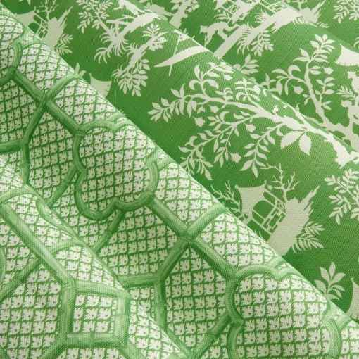 Serena Fresson Fabrics<Mrs. Alice Green Pagoda Garden Fabric