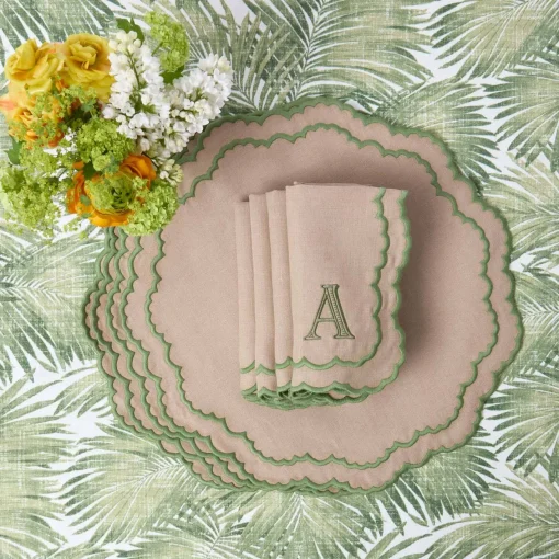 Summer Table Linen | Tablecloths<Mrs. Alice Green Palm Tablecloth