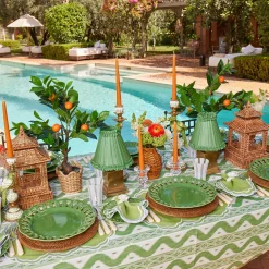 Summer Candleware | Candle Holders<Mrs. Alice Green Parrot Candle Holder (Pair)