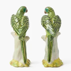 Year-round Decorations<Mrs. Alice Green Porcelain Parrot (Pair)
