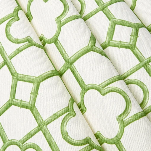 Serena Fresson Fabrics<Mrs. Alice Green Shaded Bamboo Fabric