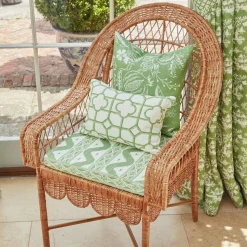 Serena Fresson Fabrics<Mrs. Alice Green Shaded Bamboo Fabric