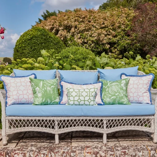 Serena Fresson Fabrics<Mrs. Alice Green Shaded Bamboo Fabric