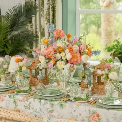 Summer Glassware | Glasses<Mrs. Alice Green Swirl Outdoor Glasses (Set of 6)