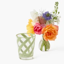 Summer Glassware | Glasses<Mrs. Alice Green Swirl Outdoor Glasses (Set of 6)