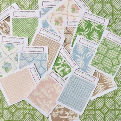 Serena Fresson Fabrics<Mrs. Alice Green Trailing Ferns Fabric