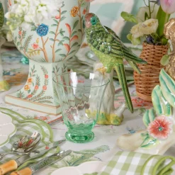 Summer Glassware | Glasses<Mrs. Alice Green Tulip Water Glasses (Set of 4)