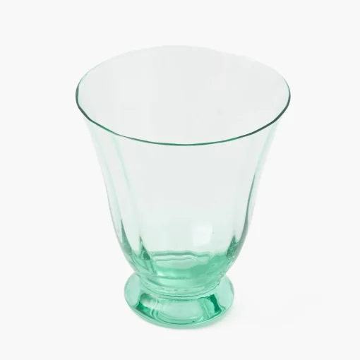 Summer Glassware | Glasses<Mrs. Alice Green Tulip Water Glasses (Set of 4)