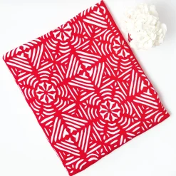 Tablecloths<Mrs. Alice Gretel Applique Red Tablecloth