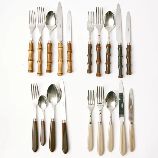 Cutlery Sets<Mrs. Alice Grey Horn Cutlery Set (5 Piece)