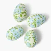 Spring Decorations<Mrs. Alice Hand Painted Green & Blue Pastel Eggs (Set of 4)