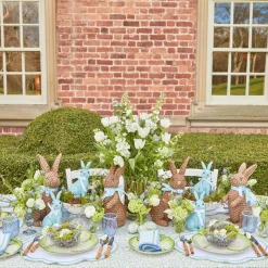 Spring Decorations<Mrs. Alice Hand Painted Green & Blue Pastel Eggs (Set of 4)