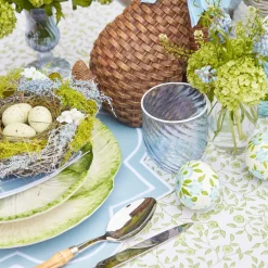 Spring Decorations<Mrs. Alice Hand Painted Green & Blue Pastel Eggs (Set of 4)